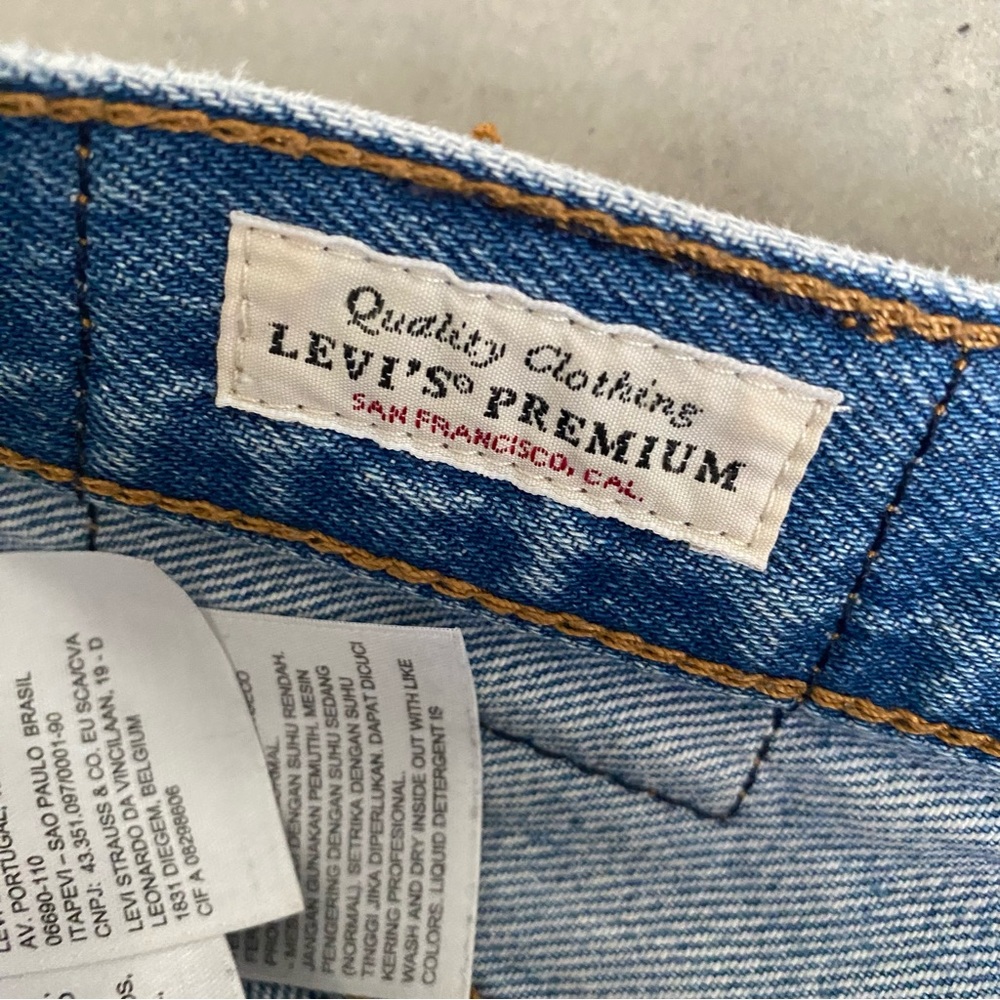 Levi’s 501 distressed blue jeans skinny 26 - Picture 8 of 10